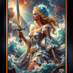 Unveiling Aquilona Luminia Goddess of Water and Light Msmerizing AI Concept Art by Xzendor7