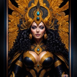 Opulent Fantasy Portrait Of Aeridor Royalty Lyralia Nyssa Mesmerizing AI Concept Art by Xzendor7