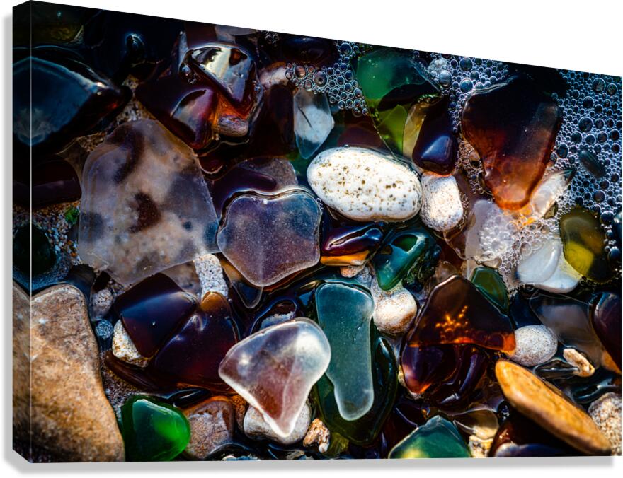 Ocean Bubbles - Bermuda Canvas Print