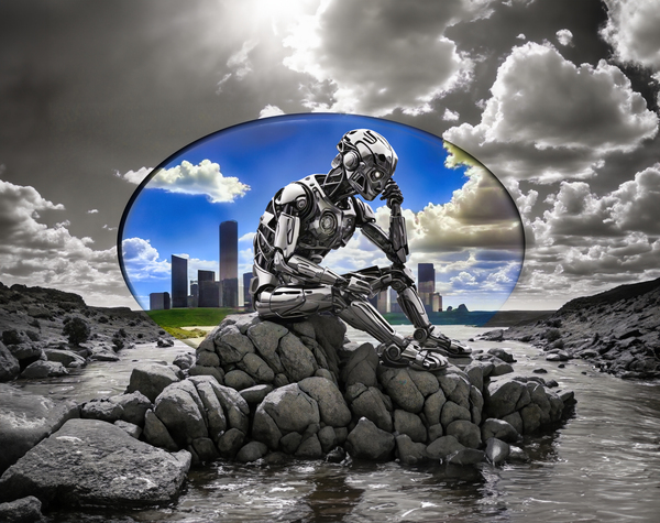 Robot Thinker Final Print
