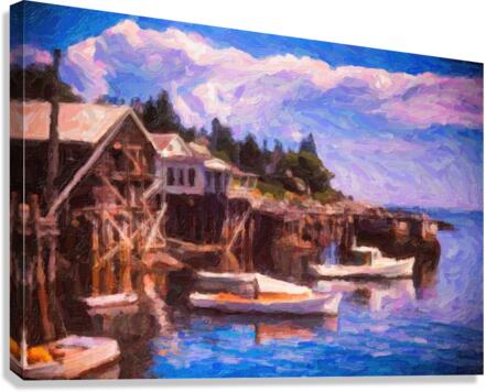 Coast Docks Canvas Print