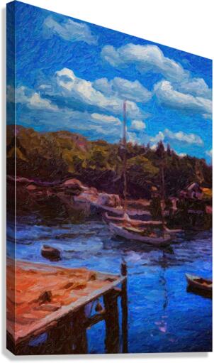 Sailboat one Canvas Print