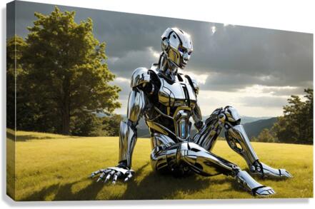 Chrome Thoughts Final Canvas Print