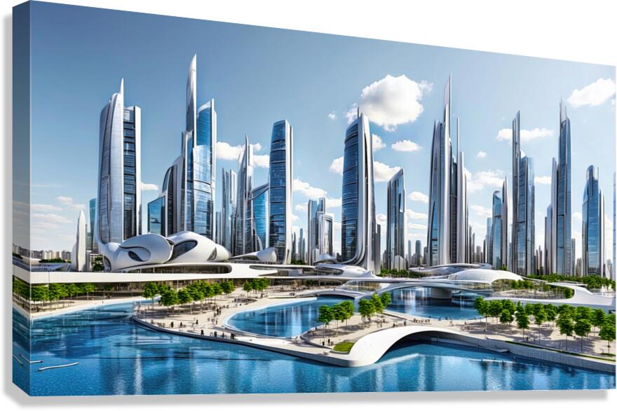 Future City 05 Canvas Print