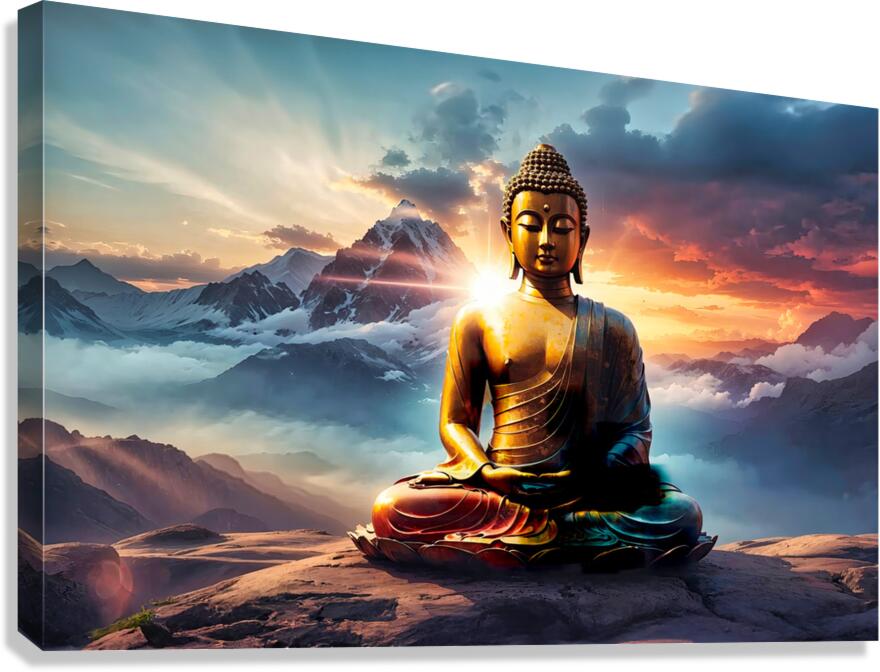 buddha no1 Canvas Print