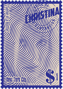 Christina Aguilera Stamps art