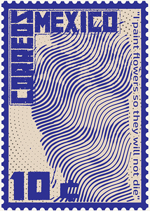 Frida Kahlo Stamps art