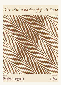 Girl with a basket of fruit Date – Frederic Leighton 1863