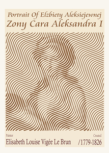 Portrait Of Elzbiety Aleksiejewnej Zony Cara Aleksandra I – Elisabeth Louise Vigee Le Brun 1779-1826