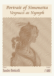 Portrait of Simonetta Vespucci as Nymph – Sandro Botticelli 1480