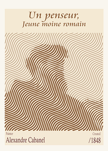 Un penseur Jeune moine romain – Alexandre Cabanel 1848