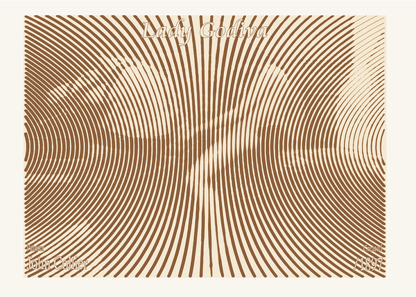 Lady Godiva – John Collier  1897 Print