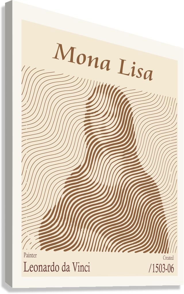 Mona Lisa – Leonardo da Vinci 1503-06 Canvas Print