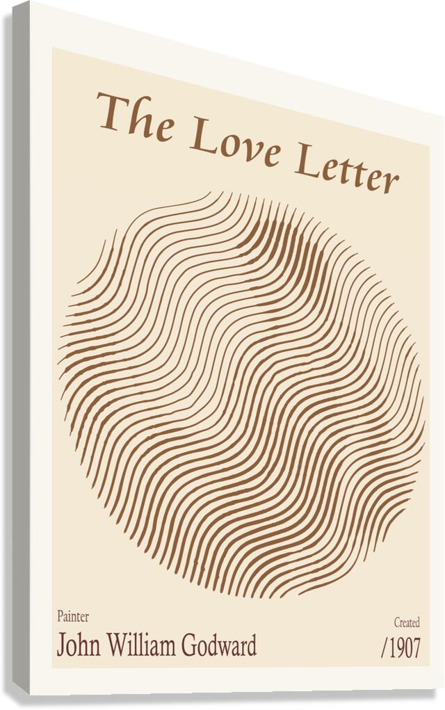 The Love Letter – John William Godward 1907 Canvas Print