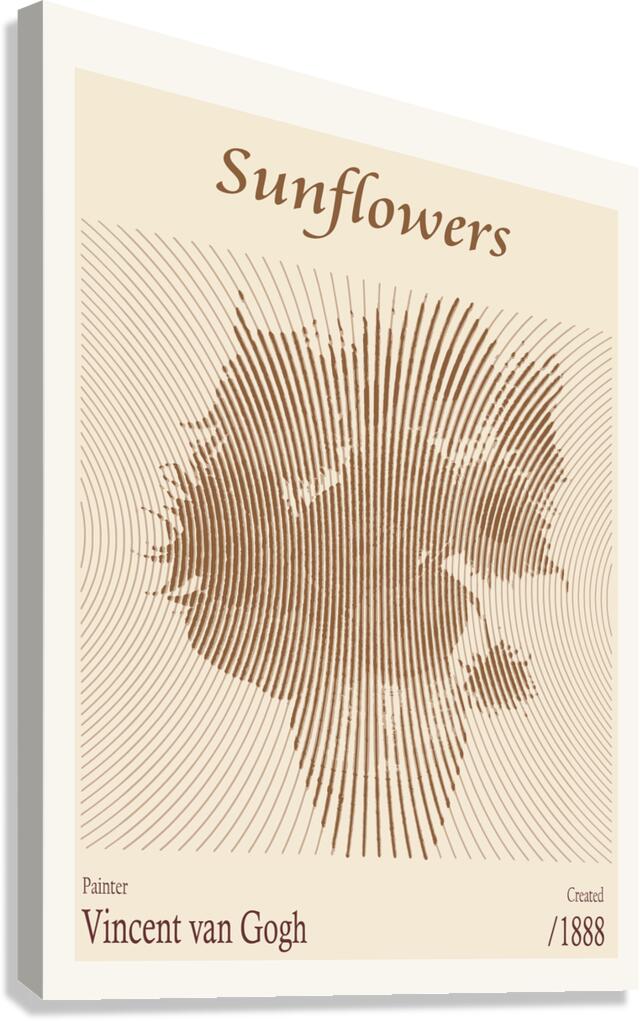 Sunflowers – Vincent van Gogh 1888 Canvas Print