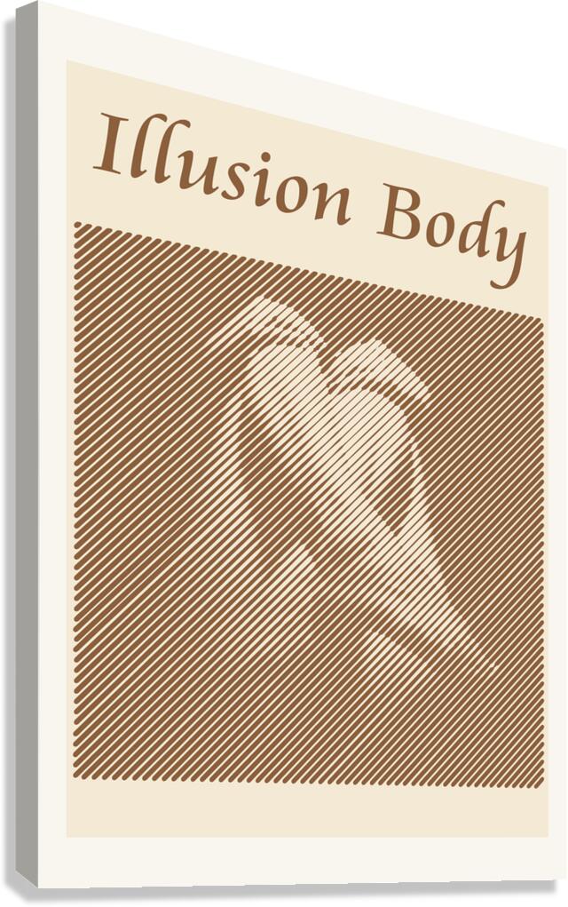 Illusion Body Canvas Print