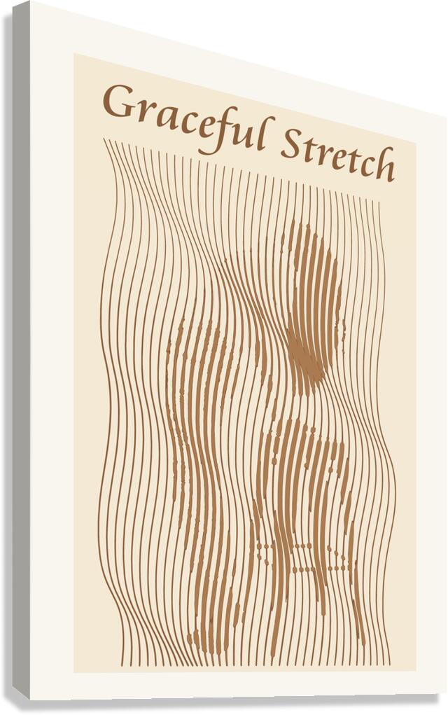 Graceful Stretch Canvas Print
