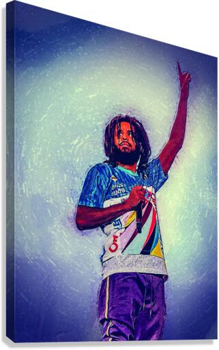 J COLE  Canvas Print