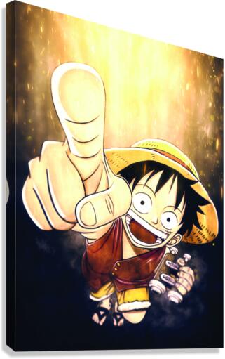 Luffy  3 Canvas Print