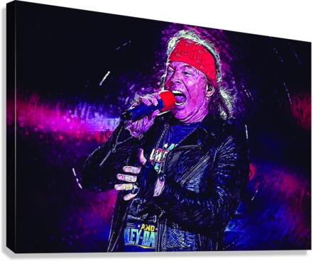 Axl Rose Canvas Print