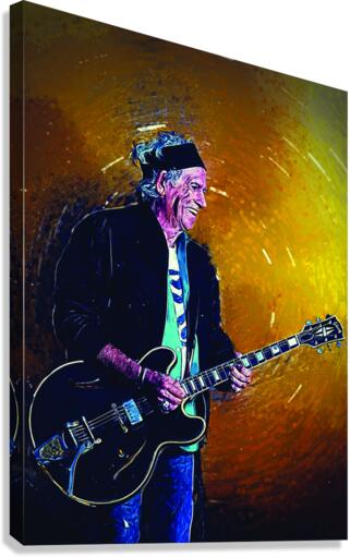 Keith Richards Canvas Print