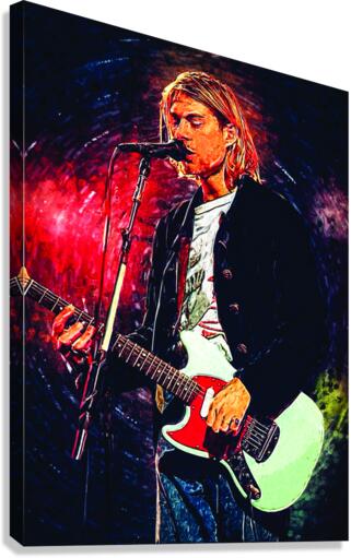 油絵原画　Kurt Cobain Kurt Cobain - Robert Lyn Nelson