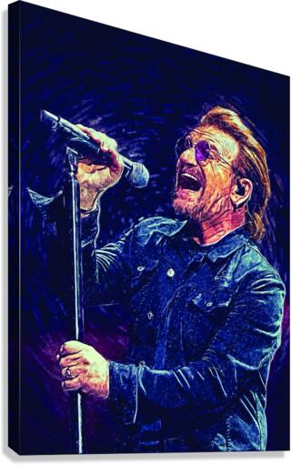 U2 Bono Canvas Print