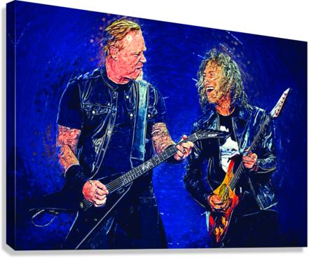 Kirk  ft Hetfield Canvas Print