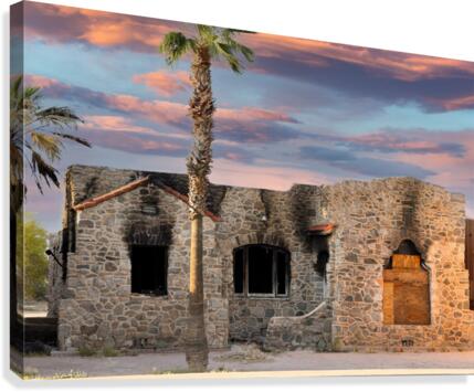 Burned Canvas Print