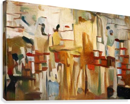 Rusty Shadows Canvas Print
