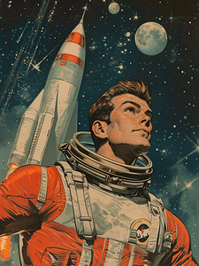 Nasa Astronaut vintage