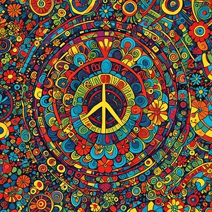 peace abstract pattern creative drawing