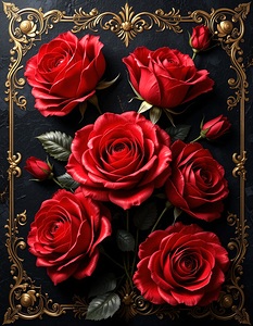 red roses
