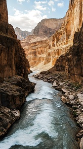 canyon river rocks landacape nature