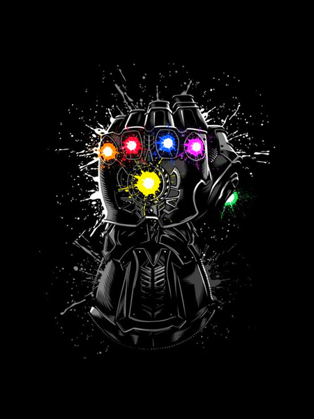 drawing hand infinity war Print