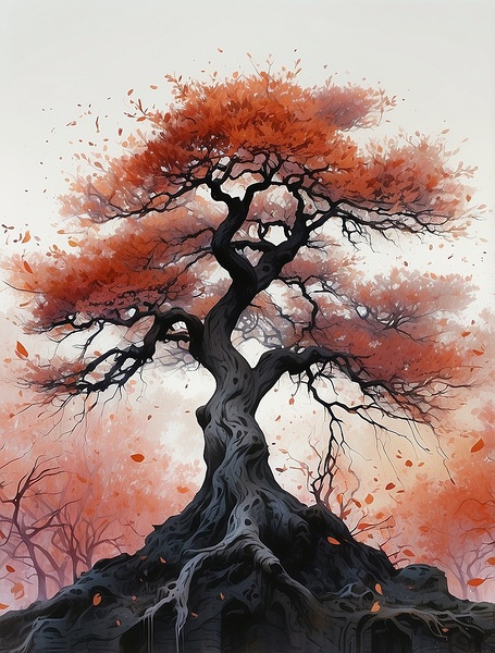 tree abstract Print