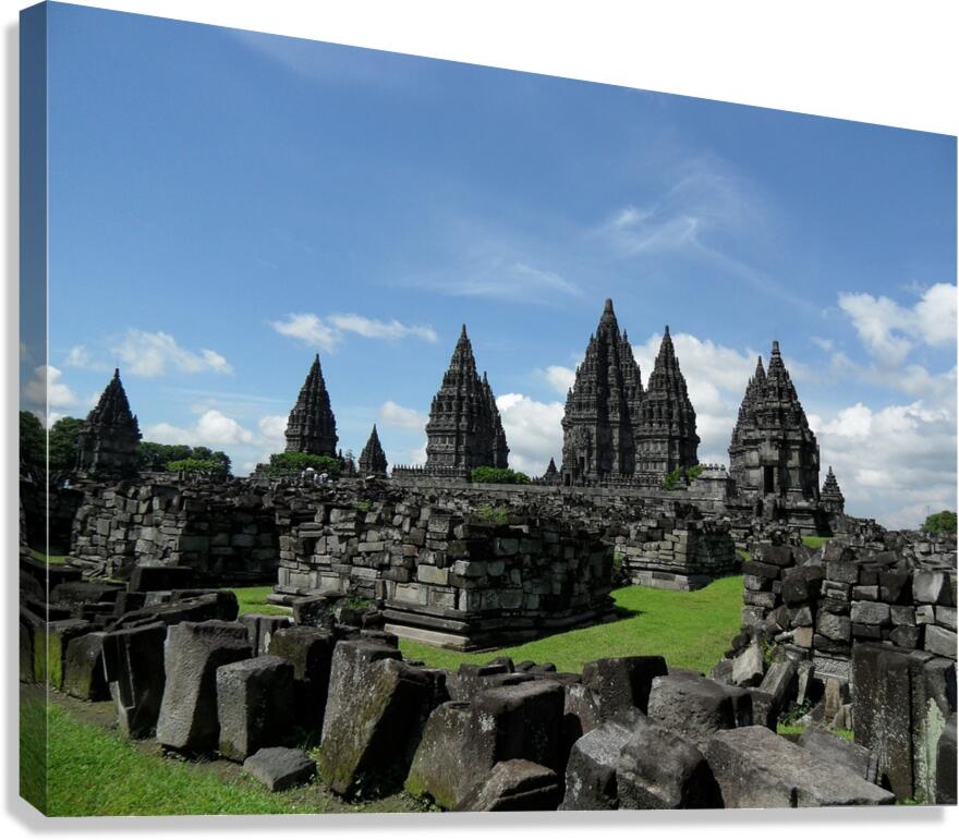 prambanan temple java hinduism Canvas Print