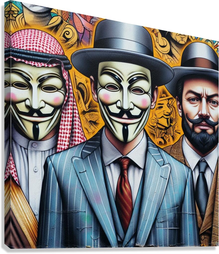 *M. O. B* Canvas Print