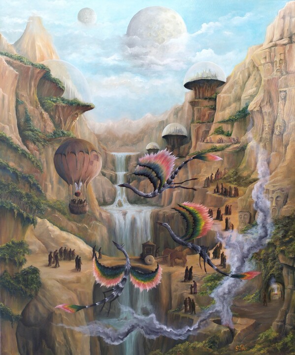 Oil Paintings for Luxury Interior Gregory Pyra Piro Oil Painting ref 294934 Print