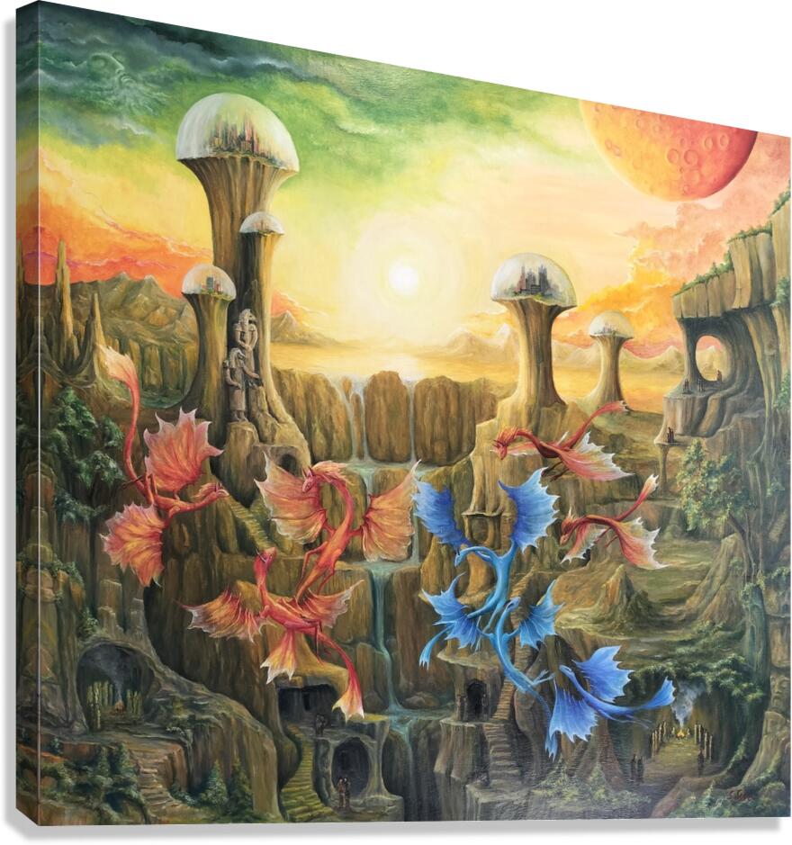 Dream Surrealism Fantasy Oil Paintings Gregory Pyra Piro Oil Painting ref 395641 Canvas Print