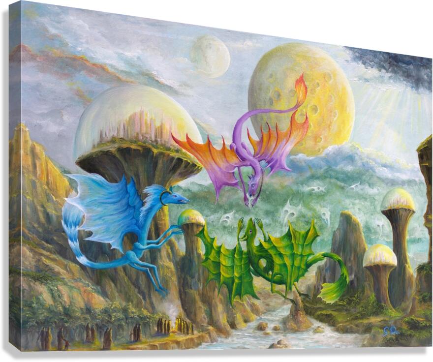 Oil Paintings for the Office Gregory Pyra Piro Oil Painting ref 436015 Canvas Print