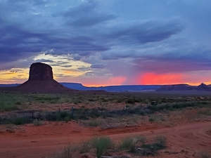Monument Valley Sunset Storm 2