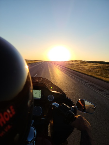 Riding into the Sunset by Yolanda Handy