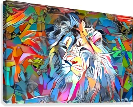 Becoming Lion Canvas Print