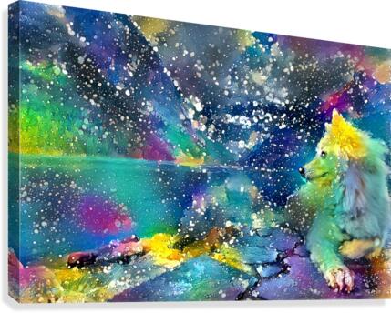 MultiColPup Canvas Print