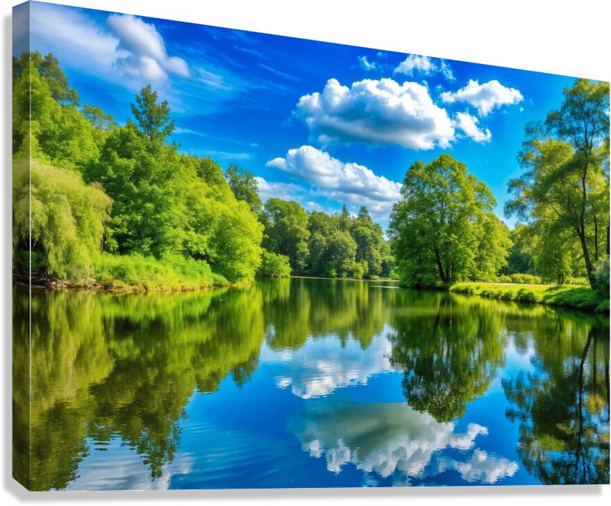 stillness of nature Canvas Print