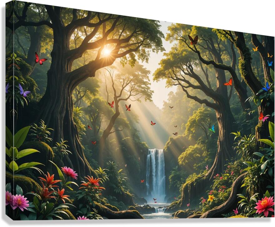 Rainforest Magic Canvas Print
