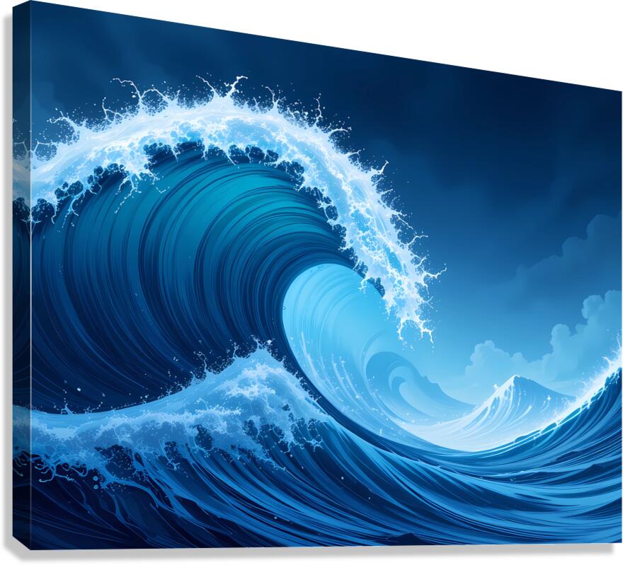 Blue Tide Canvas Print