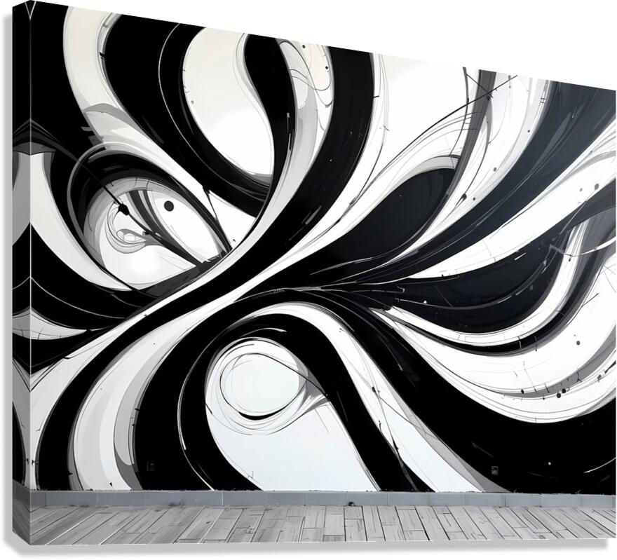 Motion contrast Canvas Print