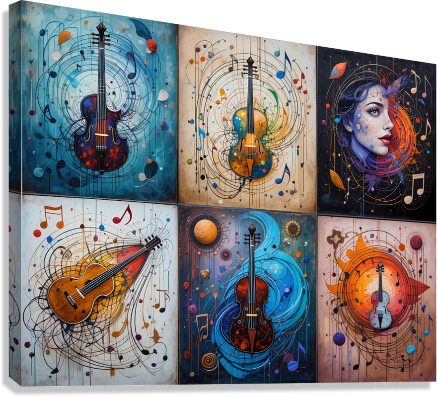 Visual Melodies Canvas Print